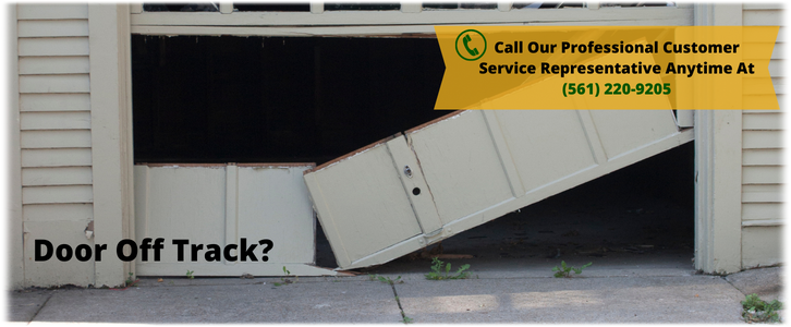 Garage Door Off Track West Palm Beach (561) 220-9205